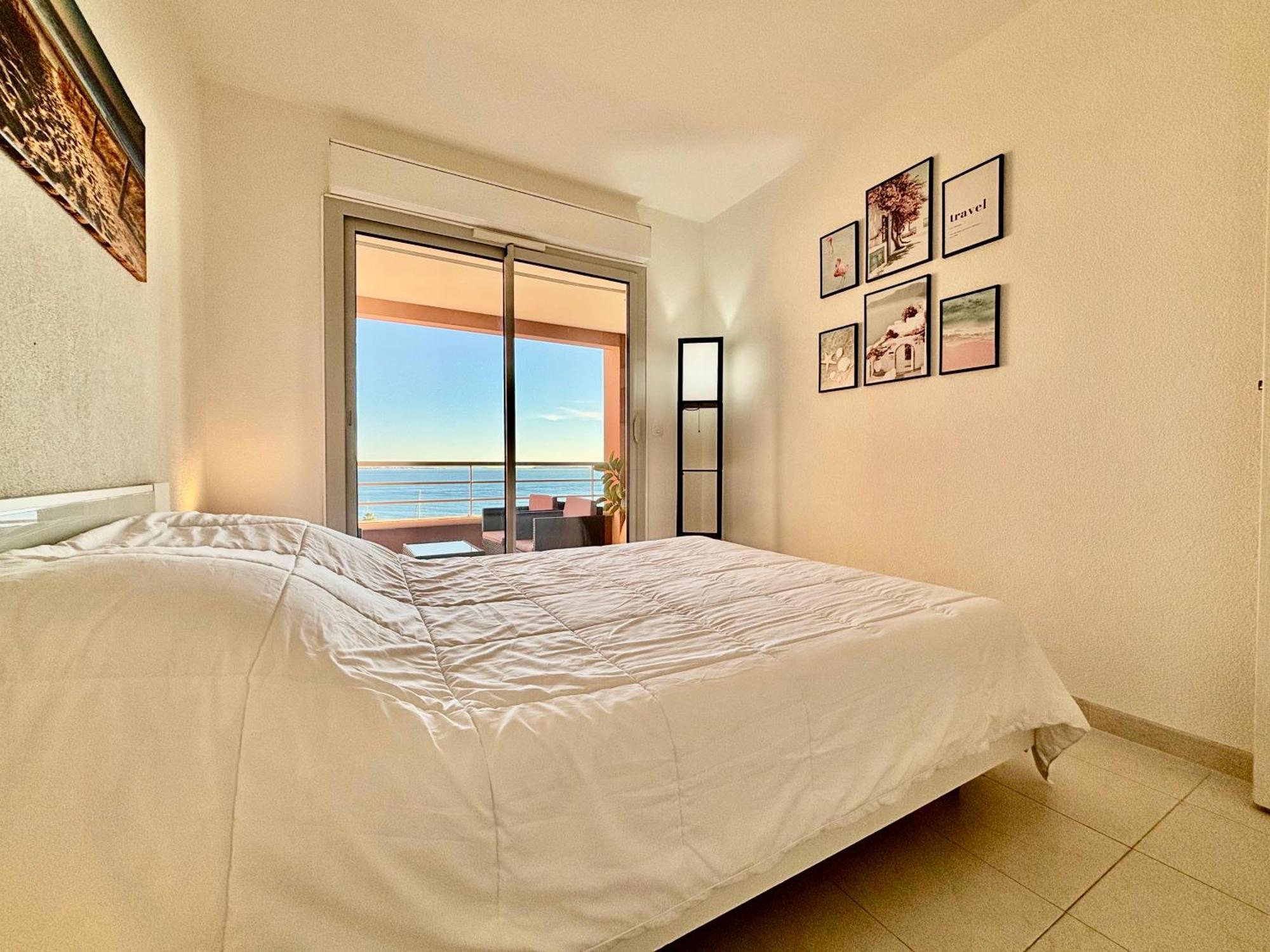 Apartamento Superbe 3 pièces sur la baie de Théoule Exterior foto